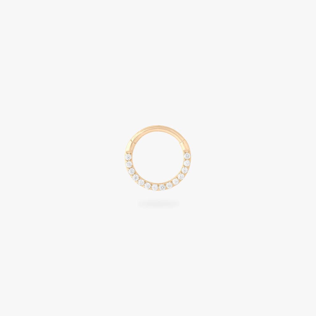 8mm Front Set Pave Clicker