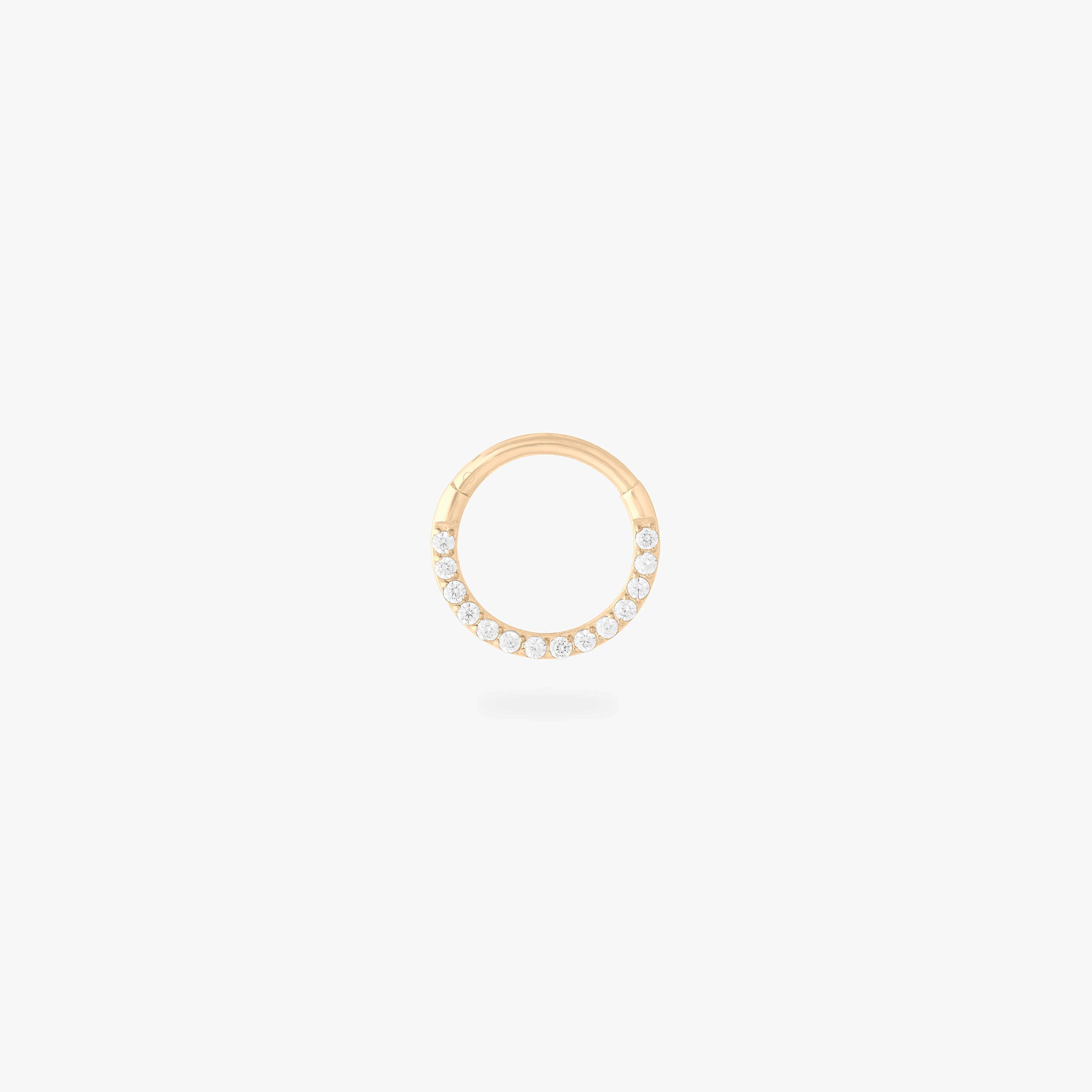 8mm Front Set Pave Clicker