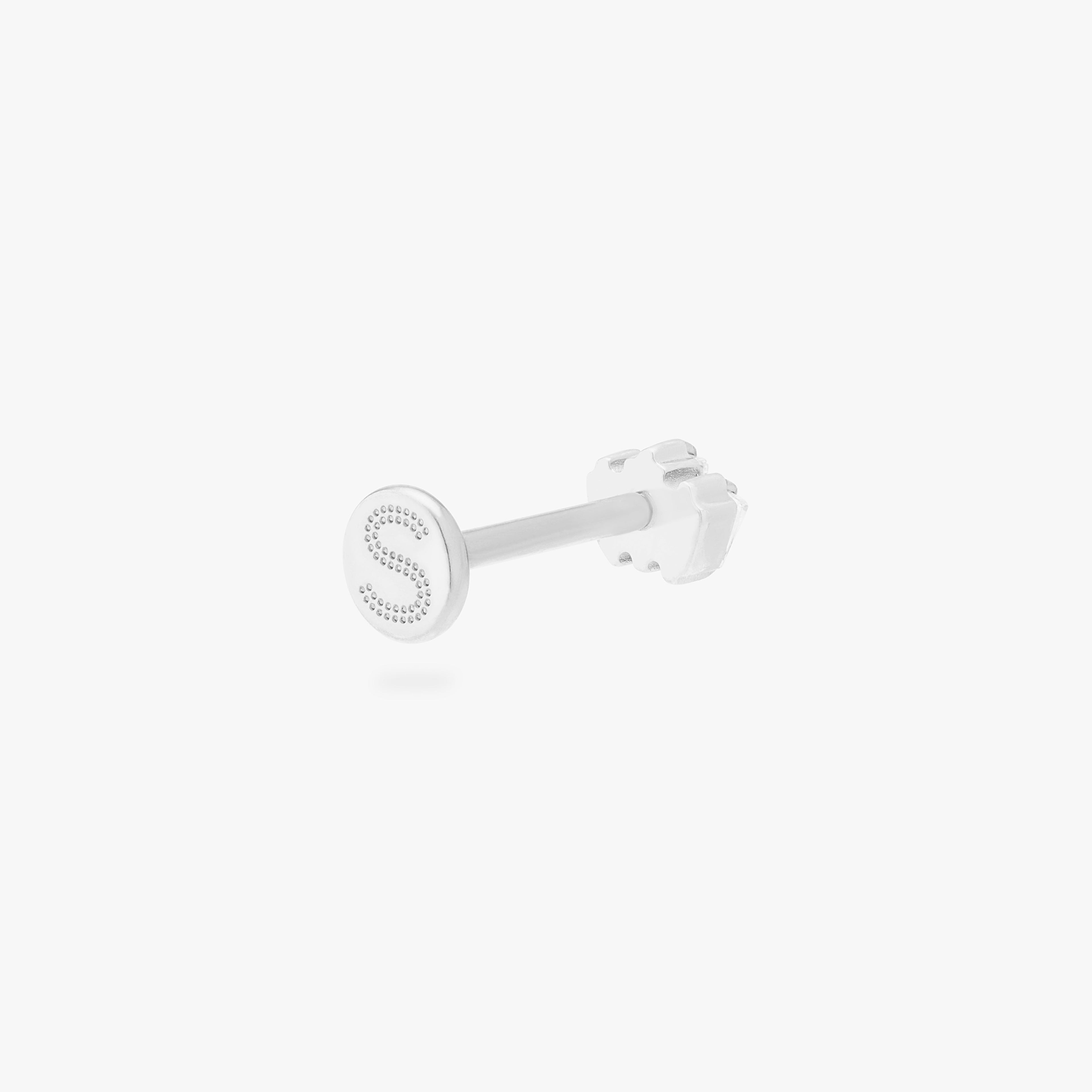 Micro Crown Baguette Flatback Stud