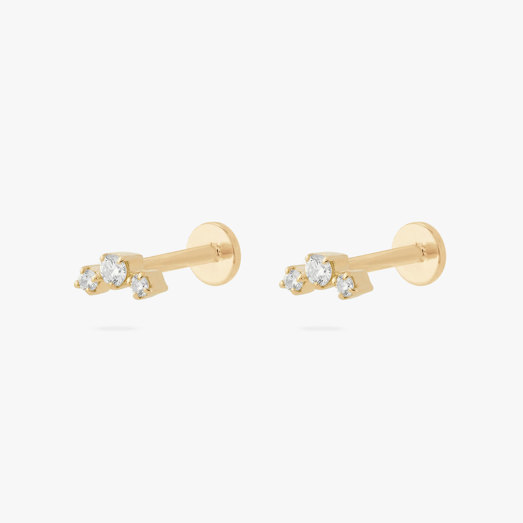 Micro Cluster Flatback Stud