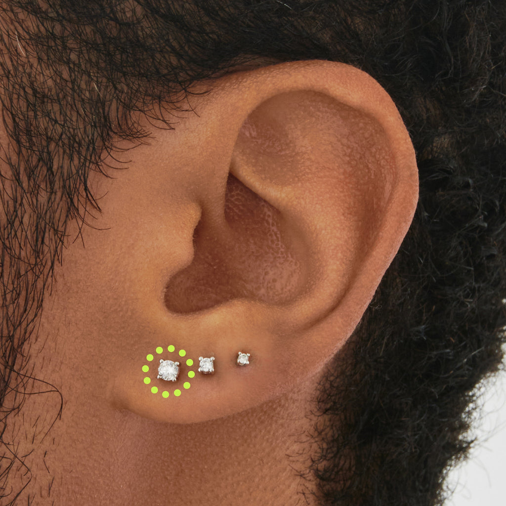 Small CZ Stud