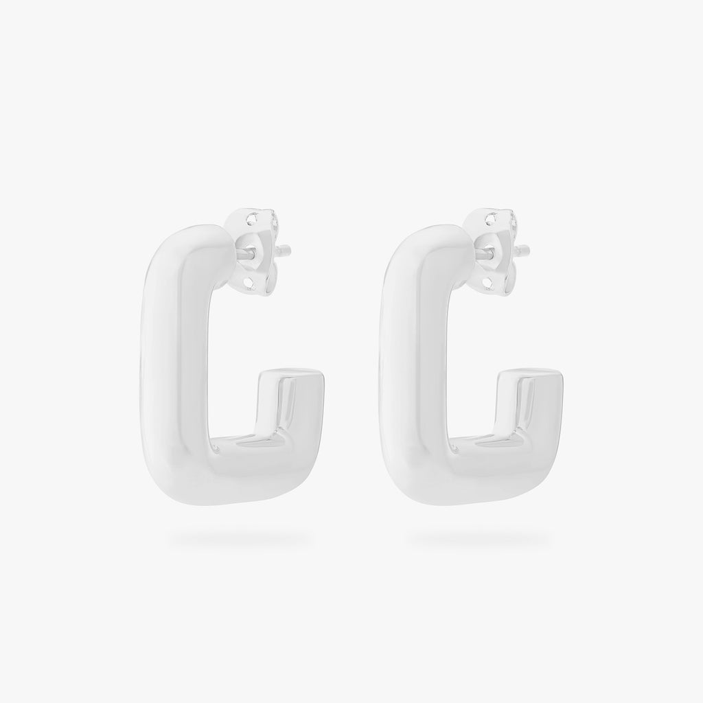 Chunky Square Hoop