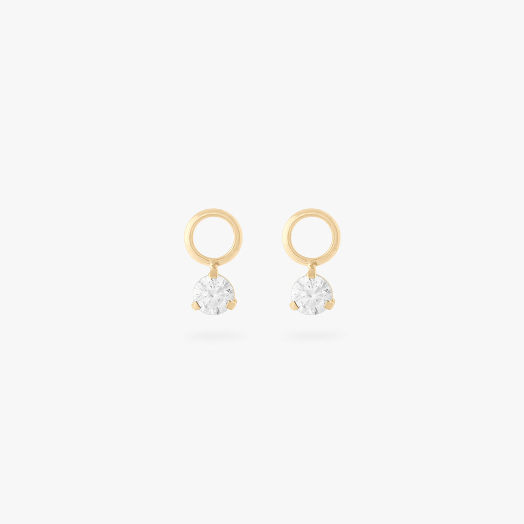 Micro CZ Clicker Charm