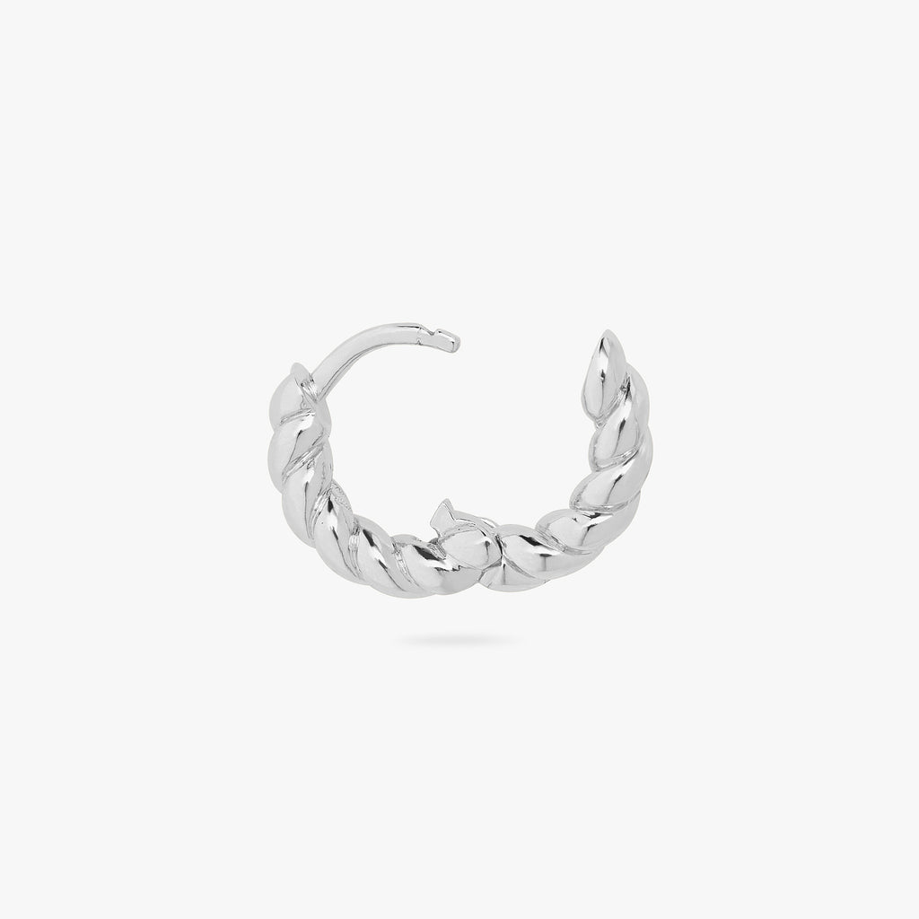Chunky French Twist Huggie