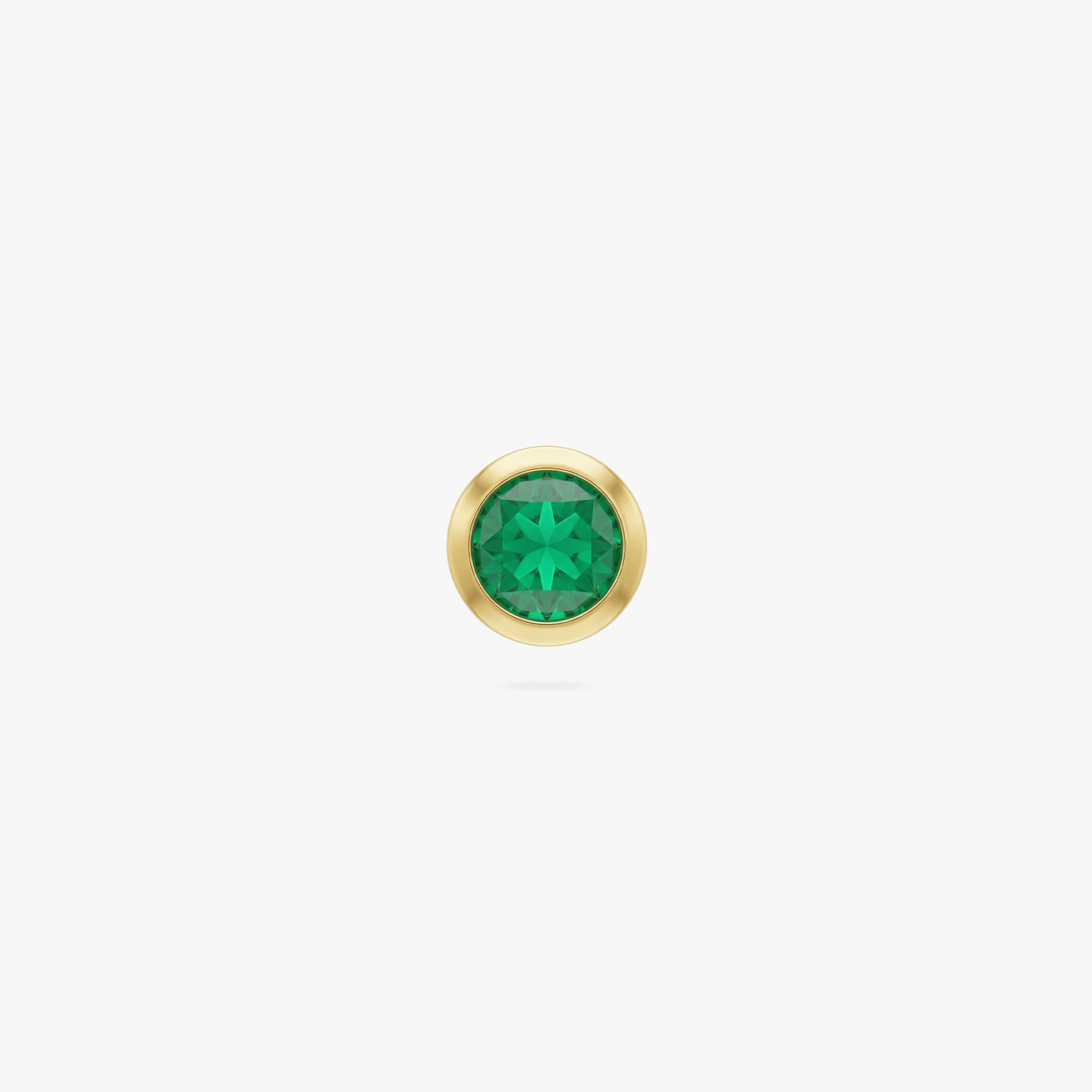 Golden Ti 3mm Bezel CZ