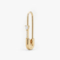 Pave Pear Safety Pin