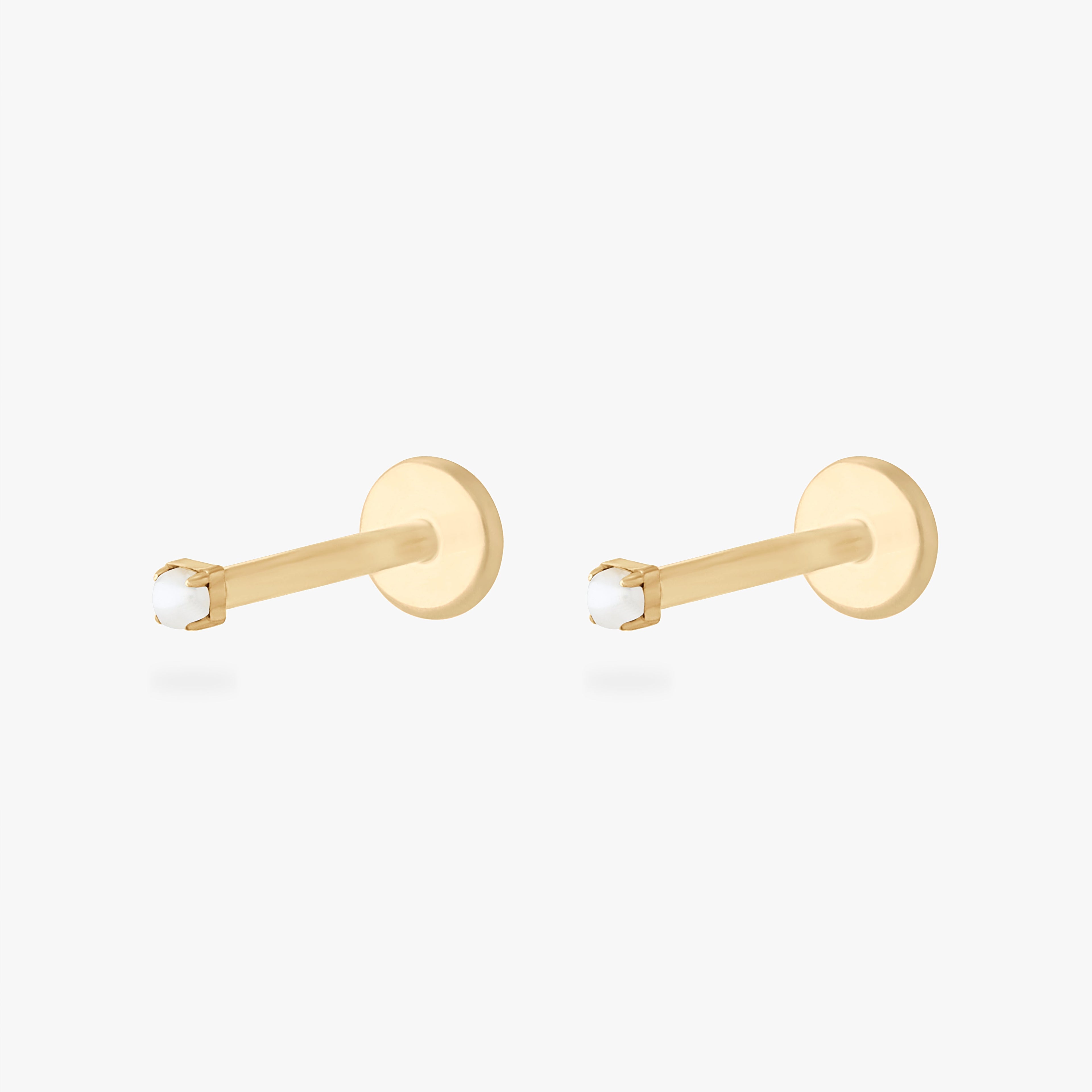 Micro CZ Flatback Stud