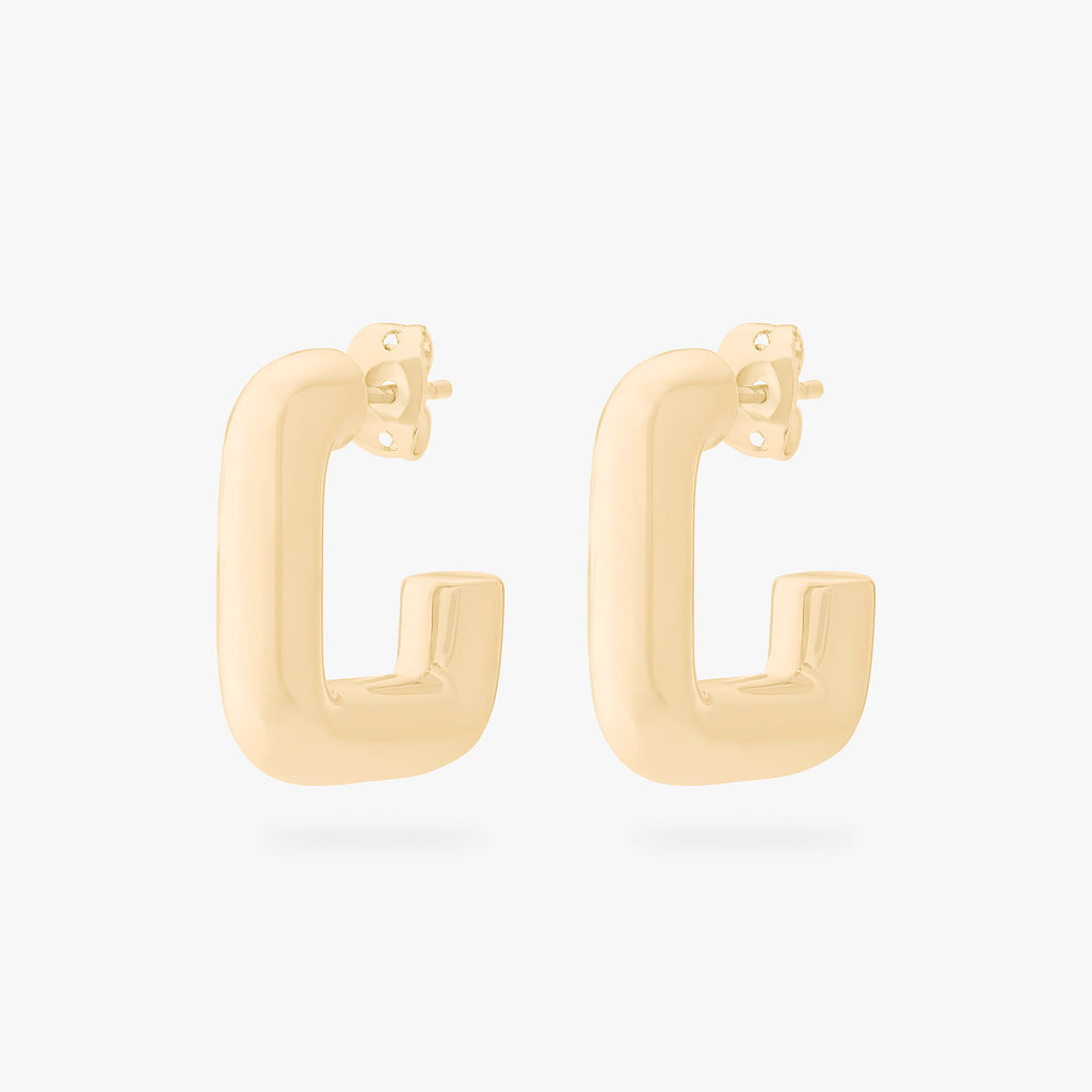 Chunky Square Hoop