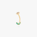 CZ Flower Barbell