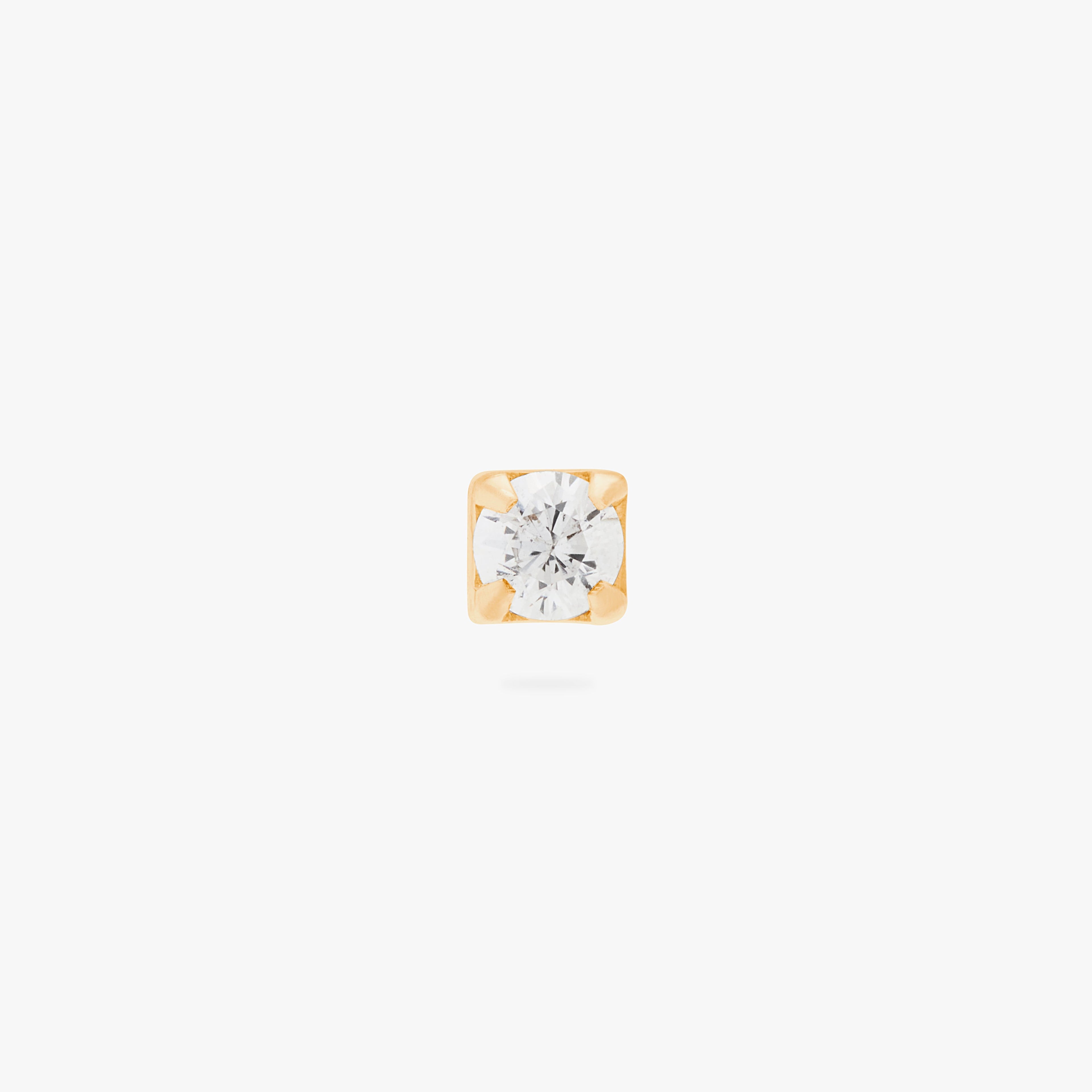 Mini CZ Flatback Stud