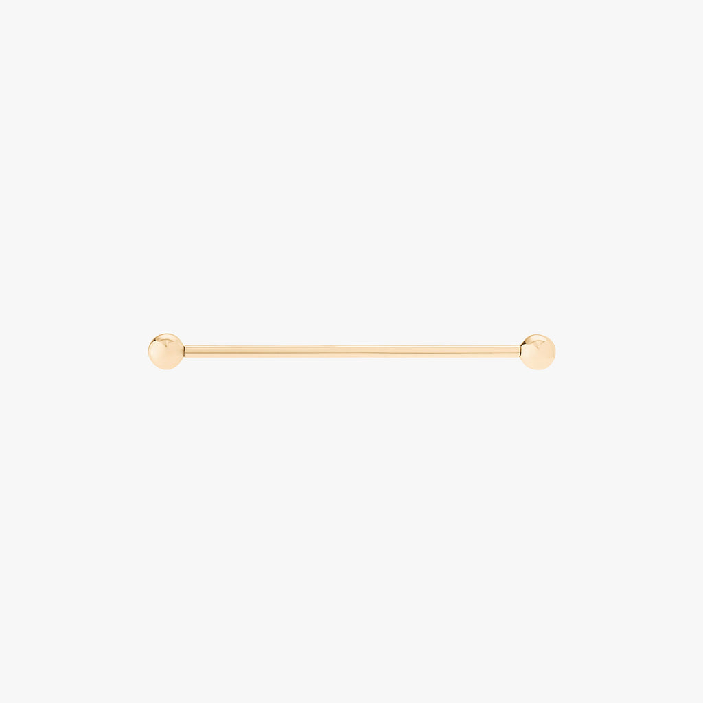 14K Industrial Bar 38mm