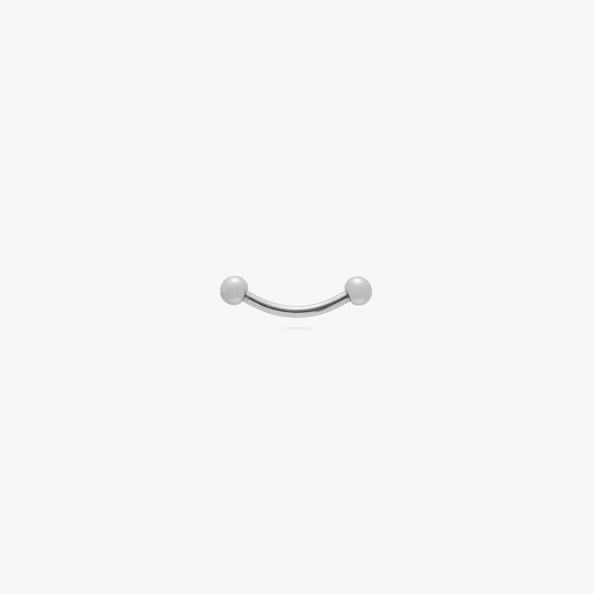 Titanium Curved Barbell