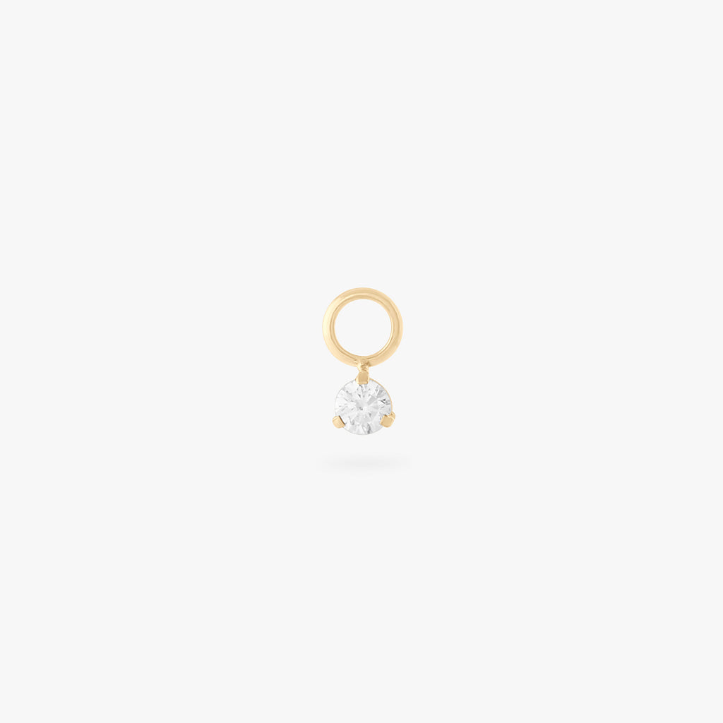 Micro CZ Clicker Charm