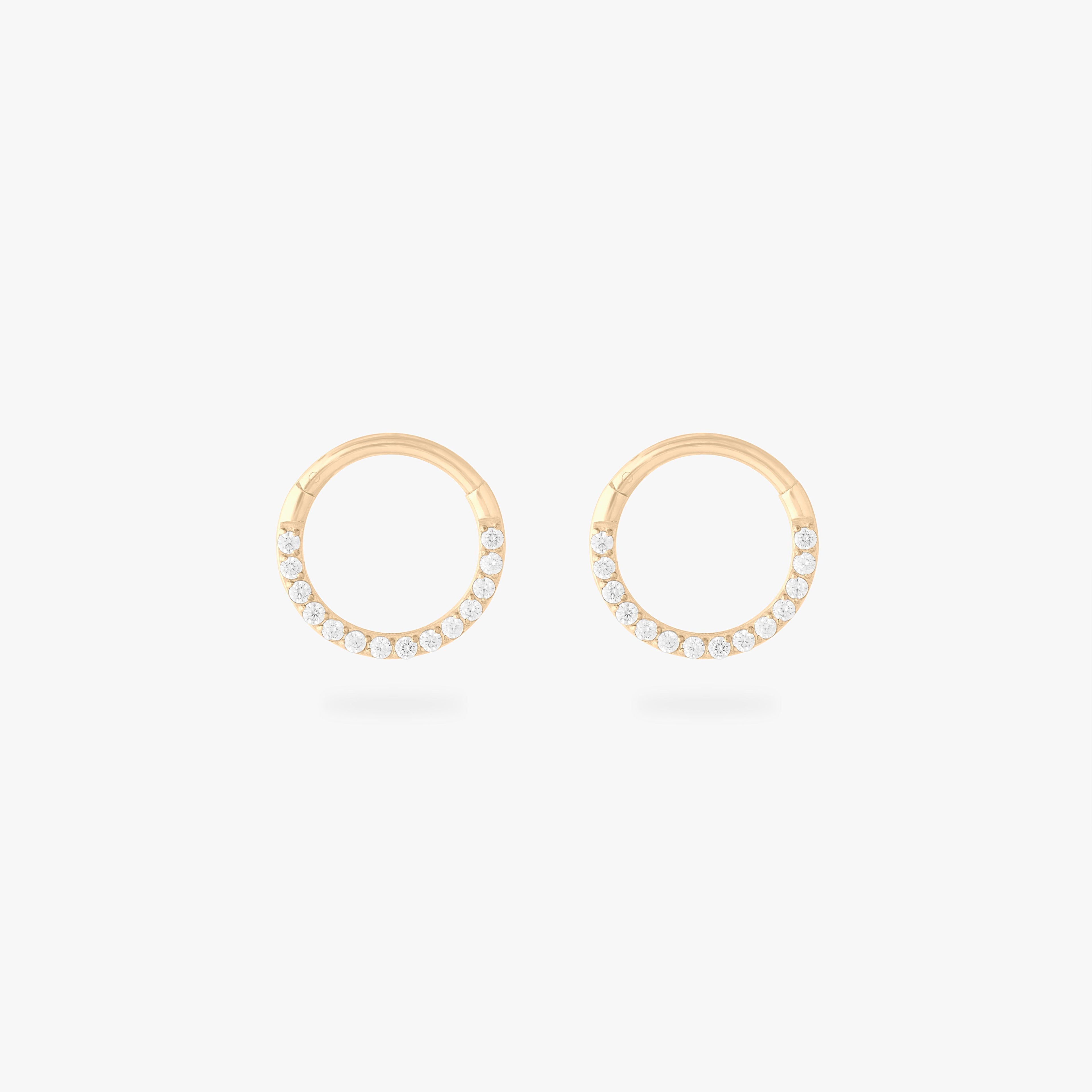 8mm Front Set Pave Clicker