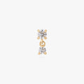 14K CZ Dangle