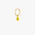 Lemon Charm Huggie