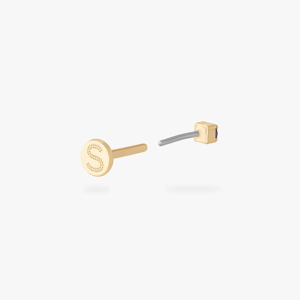 Micro CZ Flatback Stud