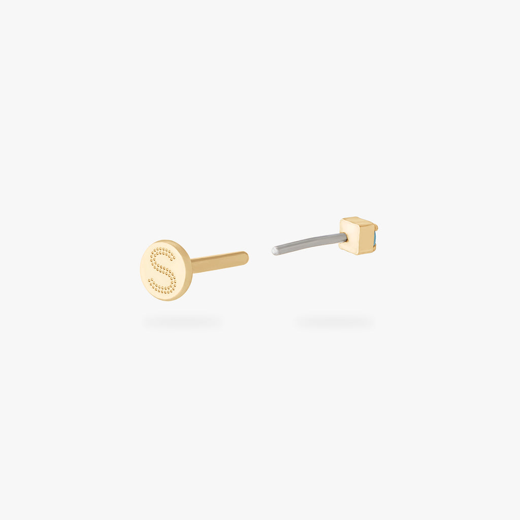 Micro CZ Flatback Stud