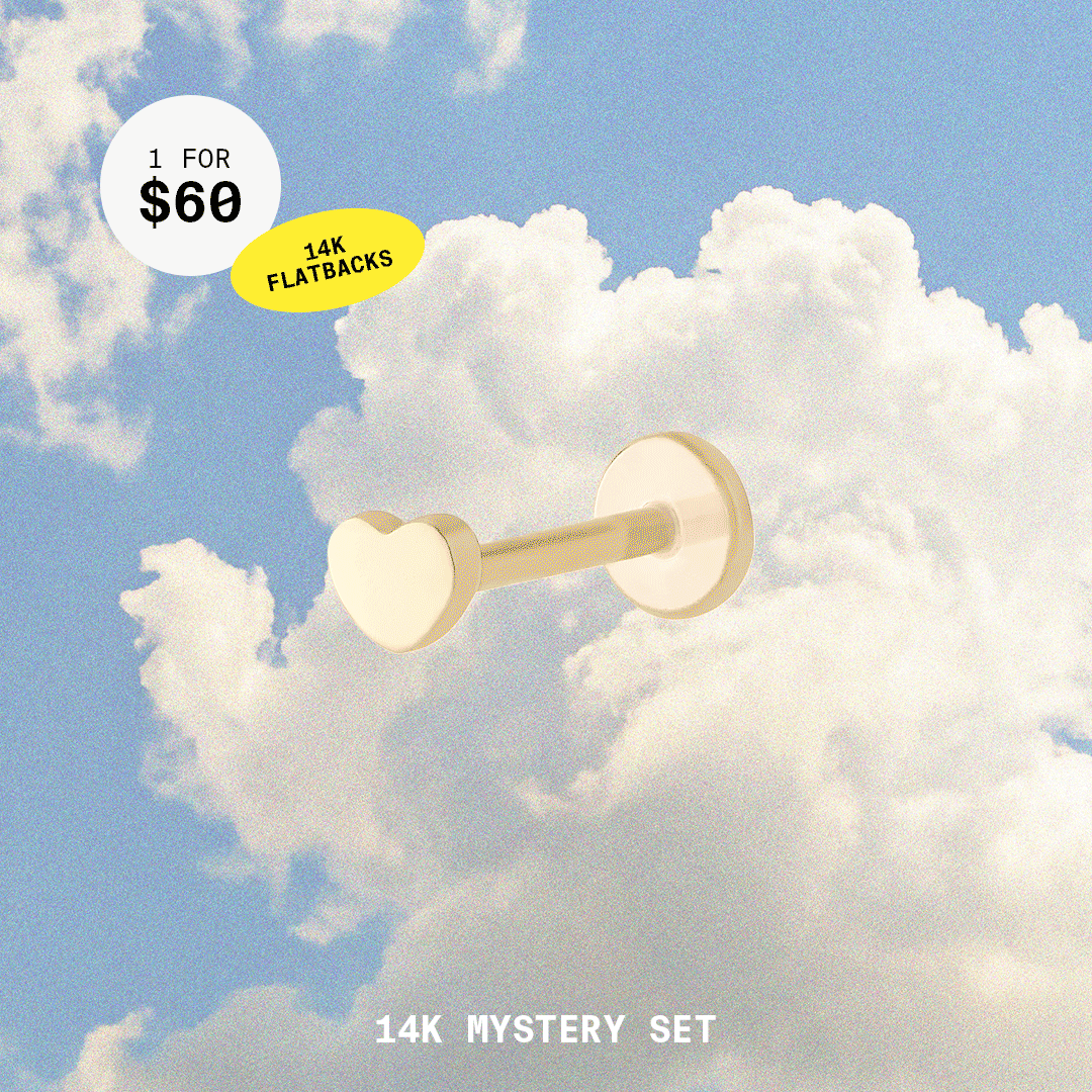 14K Icon Flatback Mystery Set