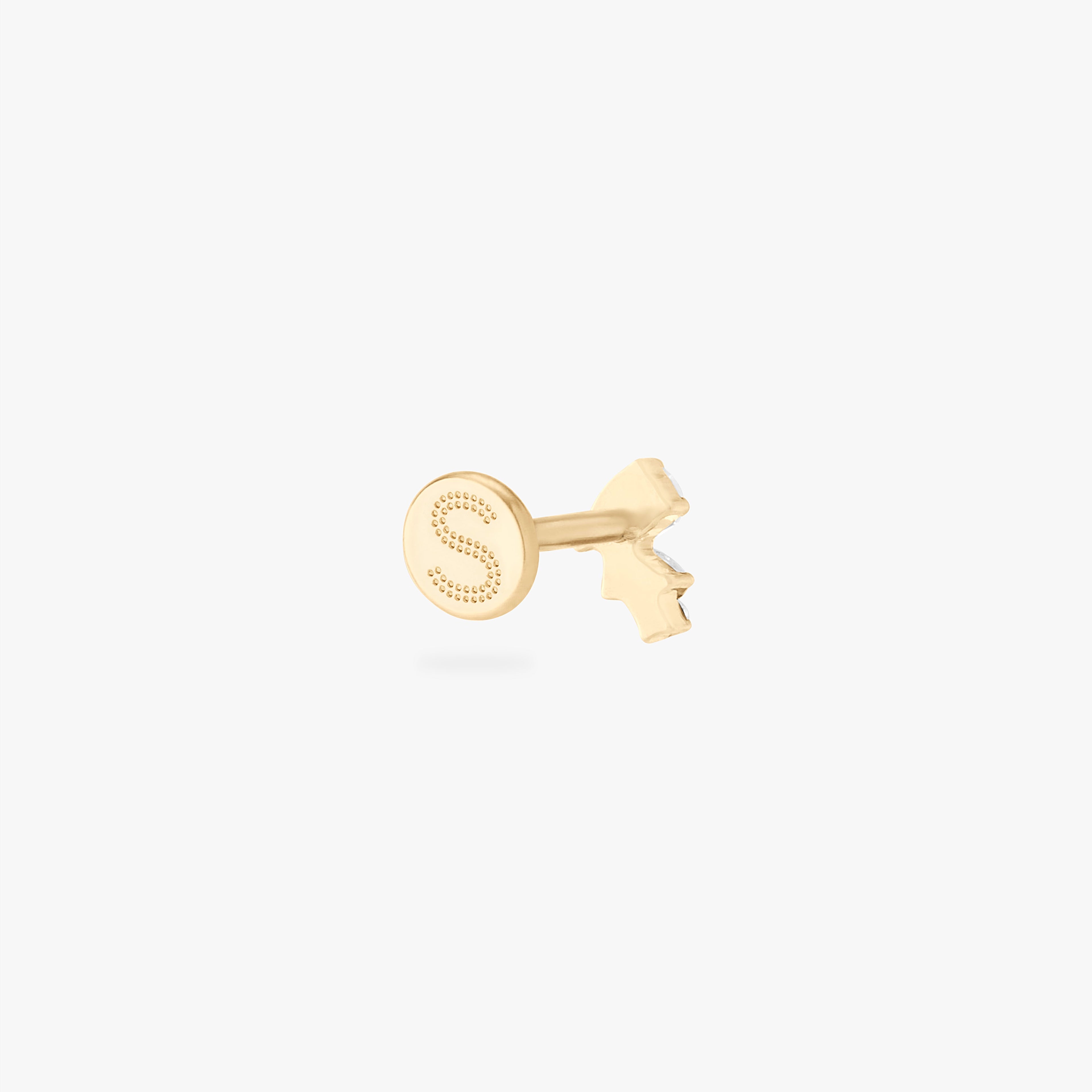 Pear Cluster Flatback Stud