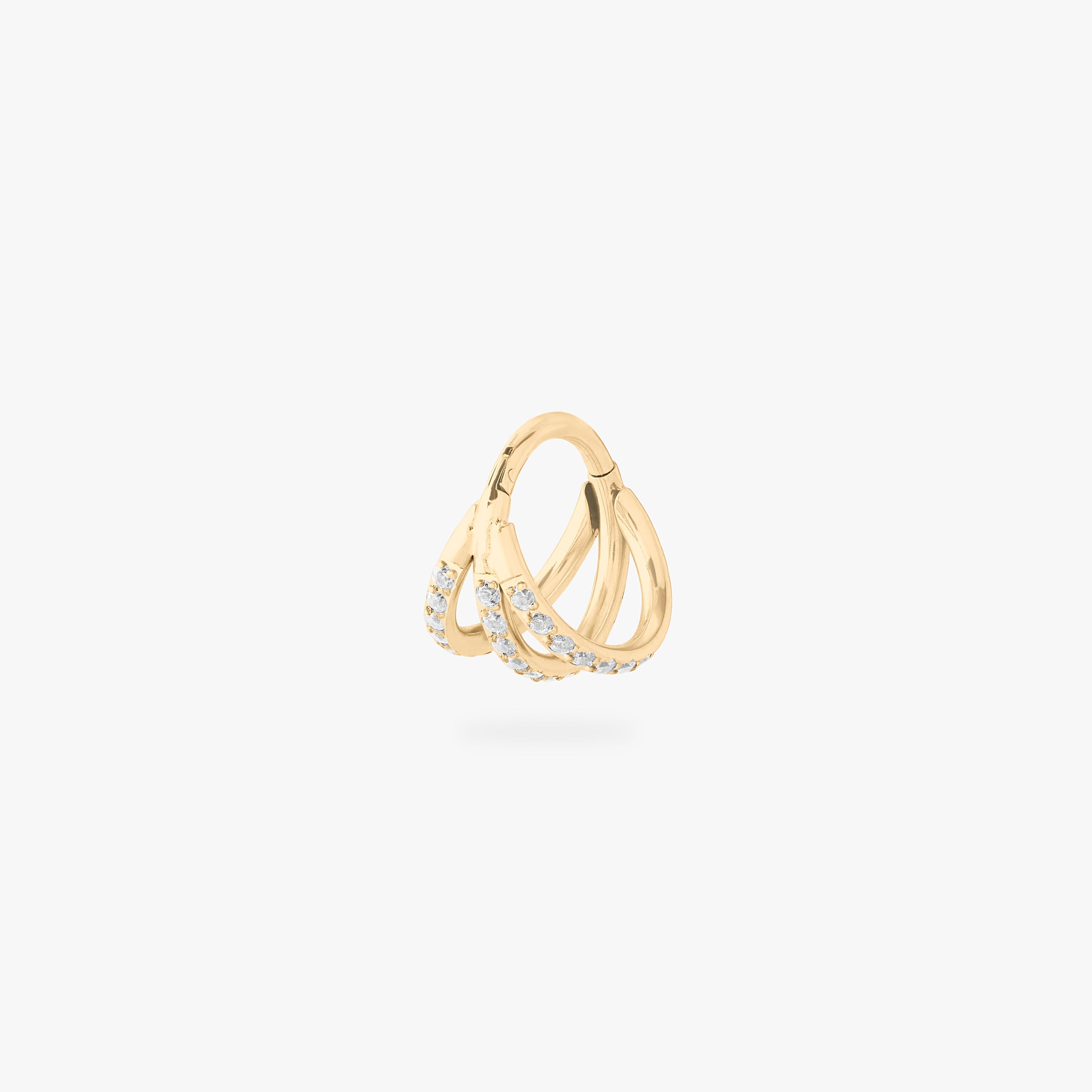 8mm Triple Pave Clicker