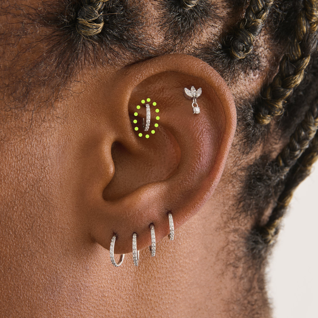 6mm Pave Clicker