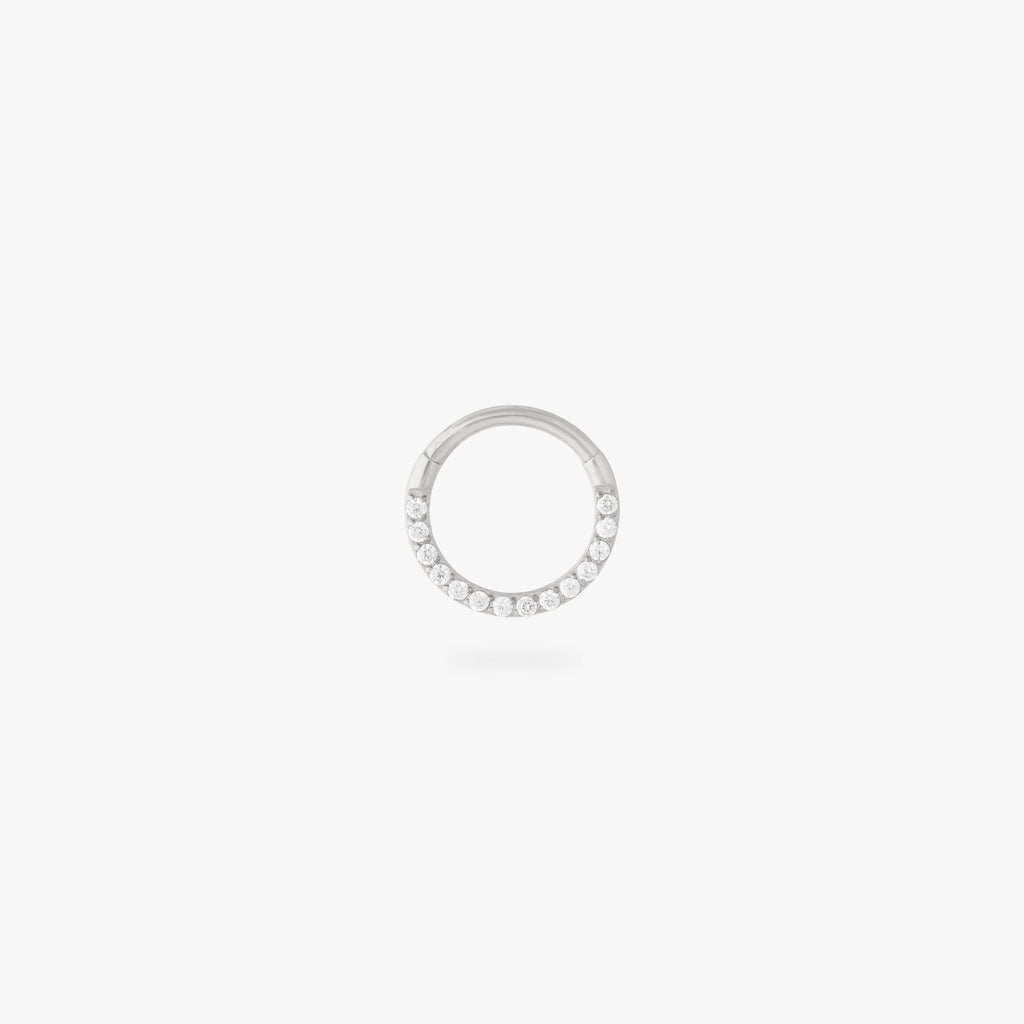 8mm Front Set Pave Clicker