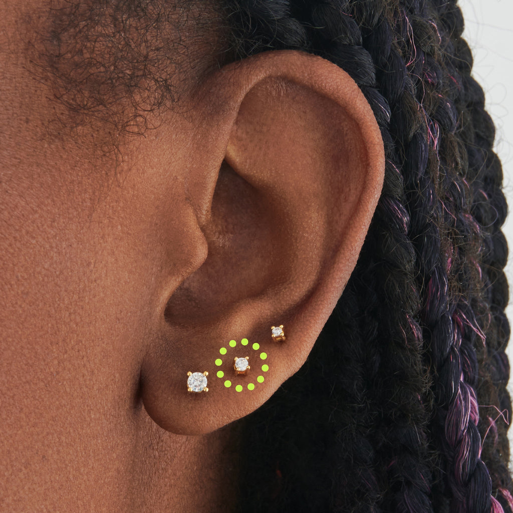 Mini CZ Stud