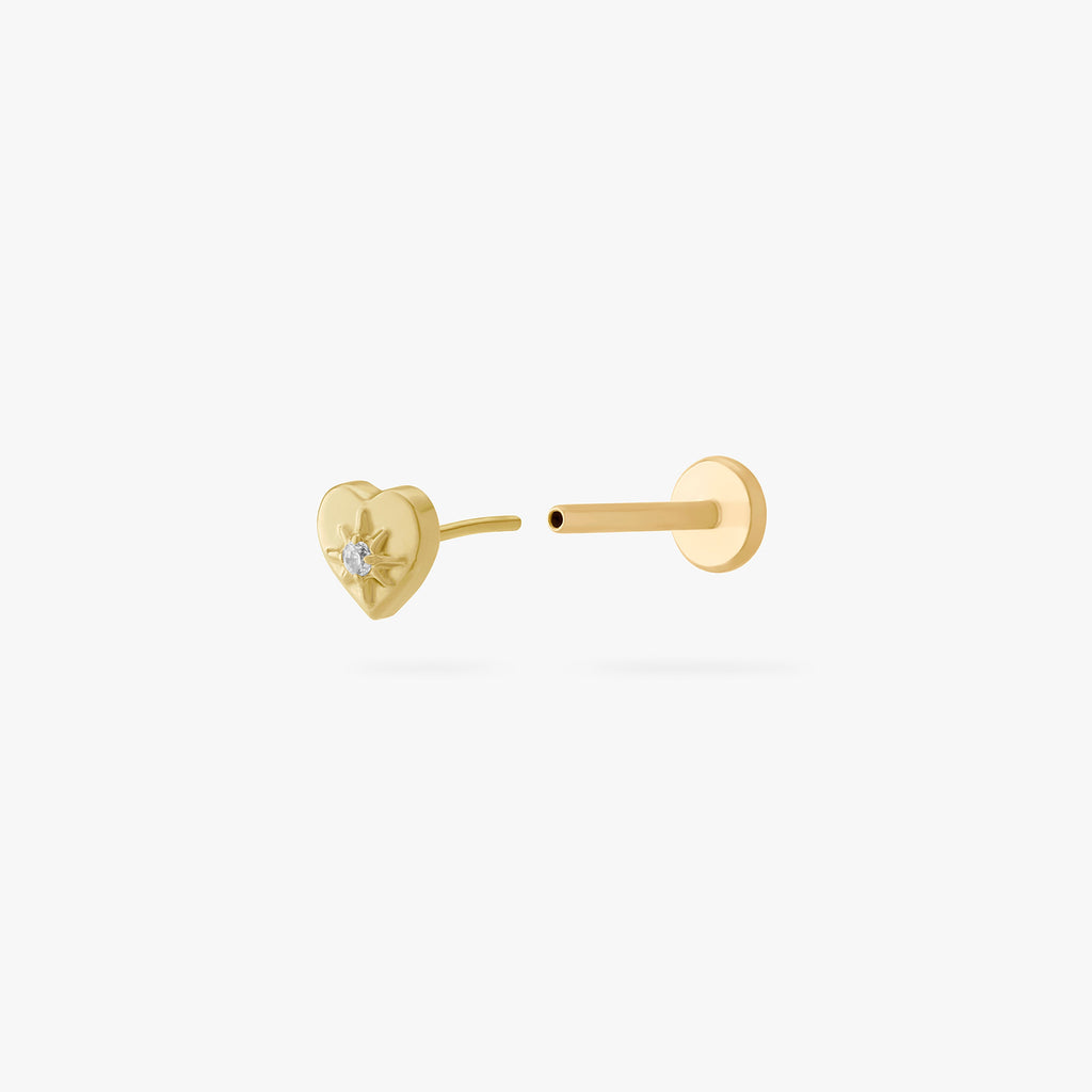 Golden Ti Twinkle Heart