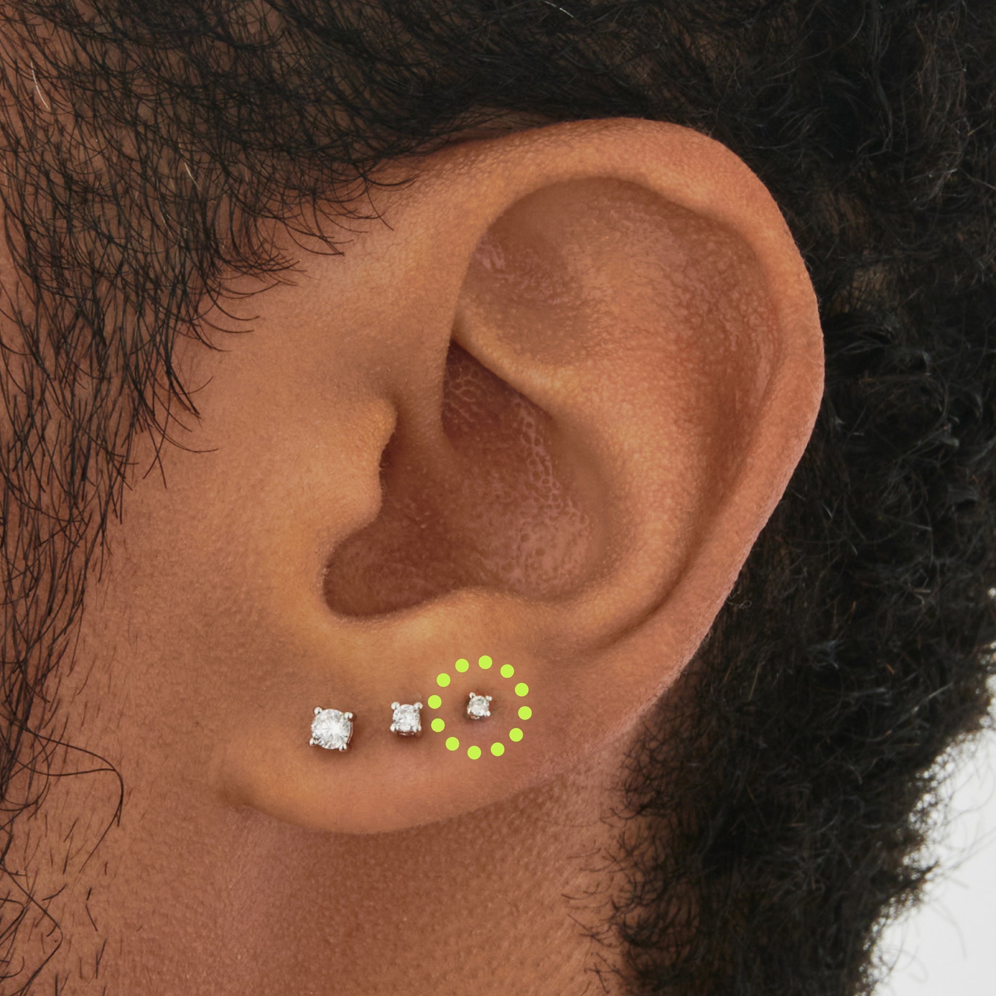 Micro CZ Stud